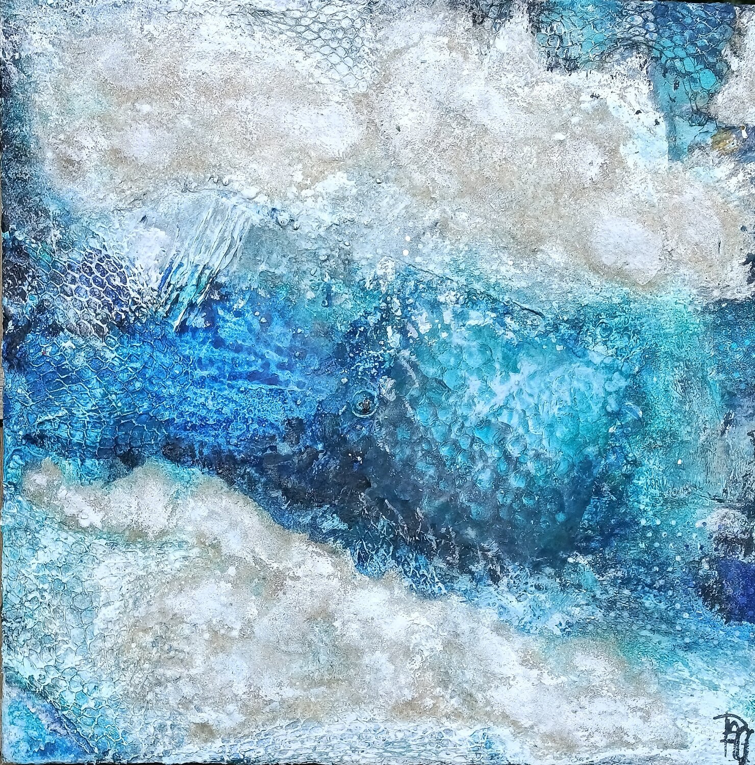 Rivage II Corinne Pages Original painting for sale