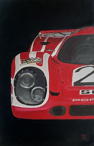 First Blood - Porsche 917K Racing Art by Martin Allen, Painting for Sale on Select
