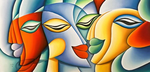 Amore infinito by Hani Badawi Leo, Painting for Sale on Select
