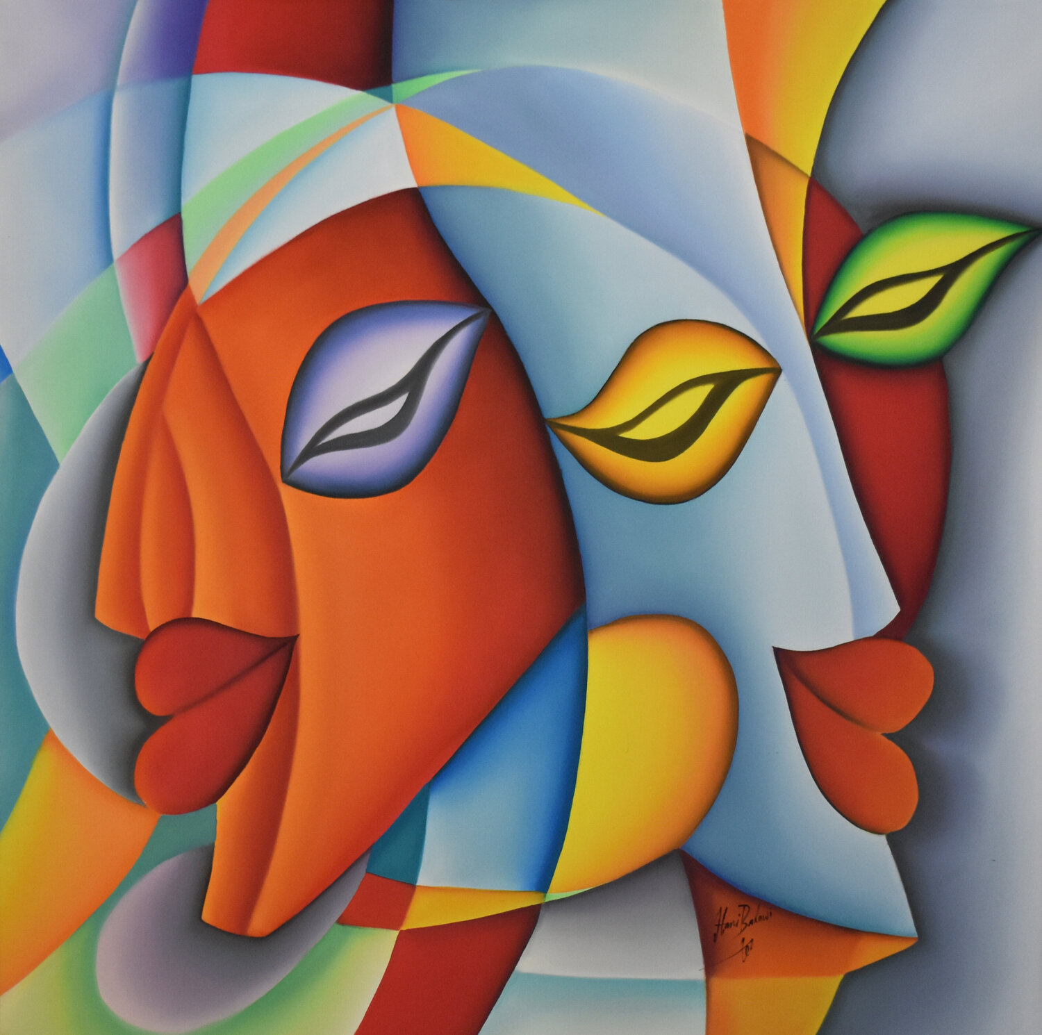 Let's take a Break Hani Badawi Leo Original painting for sale