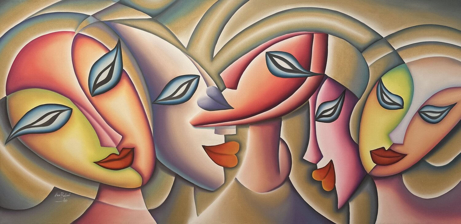 Resilience, reborn every time Hani Badawi Leo Original painting for sale