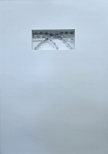 KAPITALISTISCHER REALISMUS   NO 7 by Friedhelm Wolfrat, Painting for Sale on Select