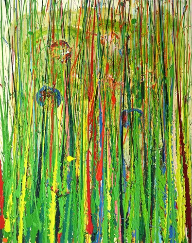 SCHILF 23.4 by Friedhelm Wolfrat, Painting for Sale on Select