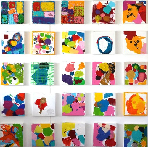 25 by Friedhelm Wolfrat, Painting for Sale on Select