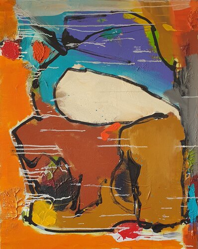 NADOR by Friedhelm Wolfrat, Painting for Sale on Select
