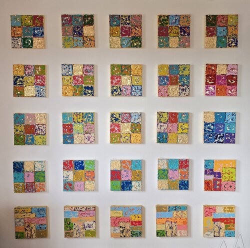 25 ESSENTIALS by Friedhelm Wolfrat, Painting for Sale on Select