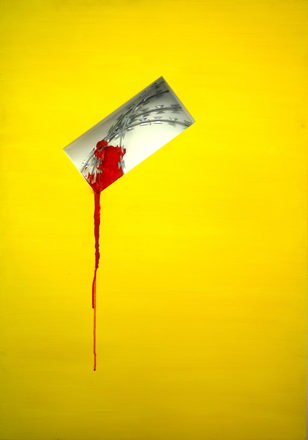 KAPITALISTISCHER  REALISMUS   ODER EIN LEBEN IM POMP  NO 3 Friedhelm Wolfrat Original painting for sale