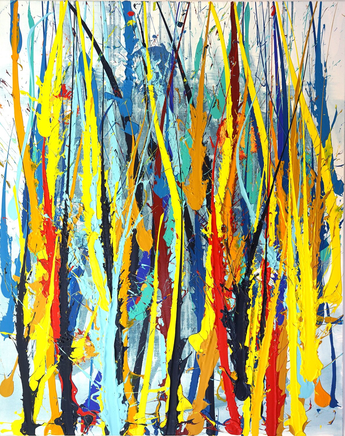 SCHILF 23.3 Friedhelm Wolfrat Original painting for sale