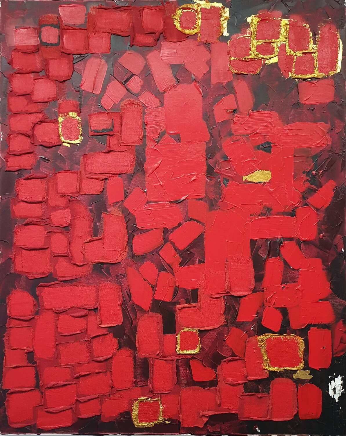 PEKING Friedhelm Wolfrat Original painting for sale