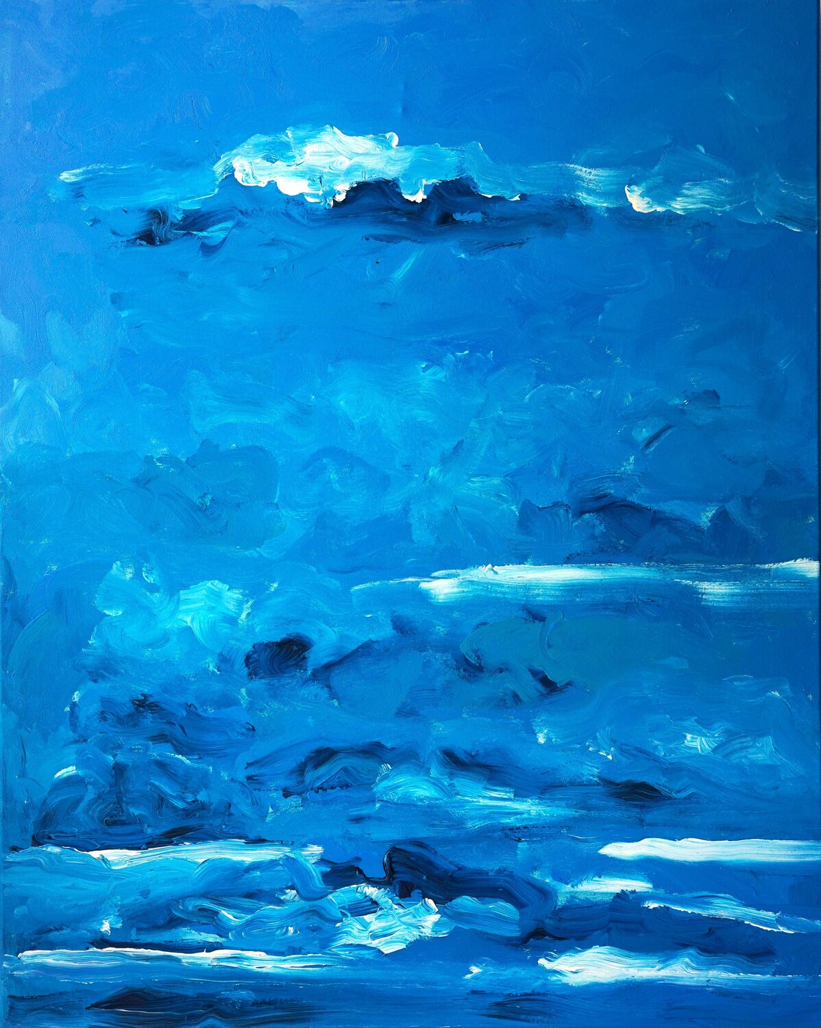 NORDSEE Friedhelm Wolfrat Original painting for sale