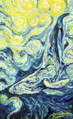 Whale by Ponditerra Nino, Painting for Sale on Select