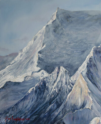Himalayas Karakoram by Ponditerra Nino, Painting for Sale on Select