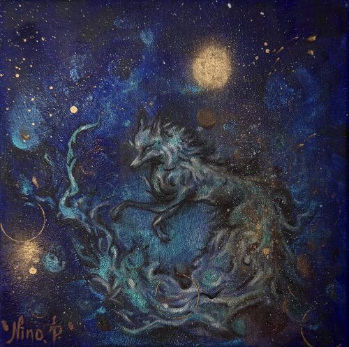 Moonlight Fox von Ponditerra Nino, Malerei kaufen auf Select