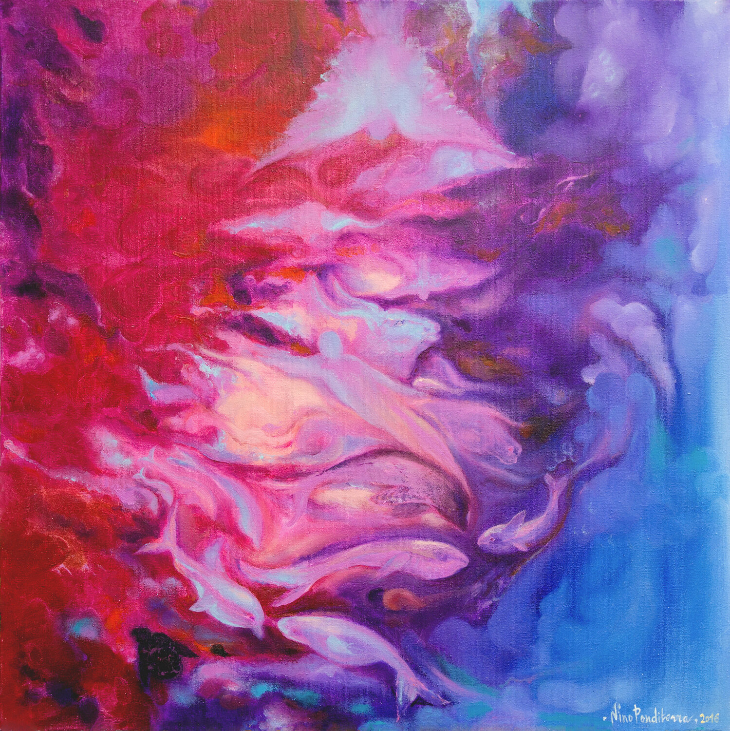 Phantasmagoria Ponditerra Nino Original painting for sale