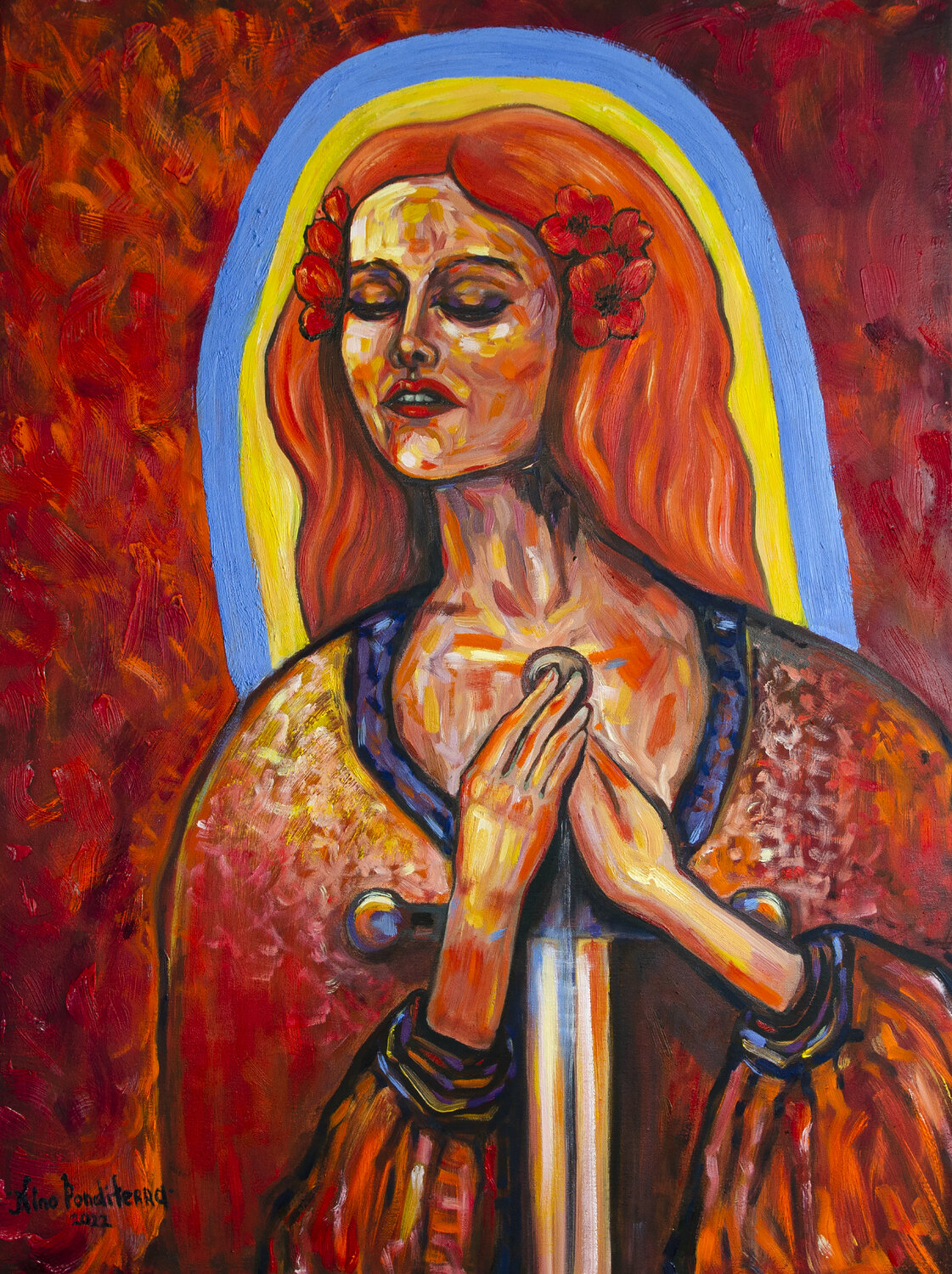 Glory Ponditerra Nino Original painting for sale