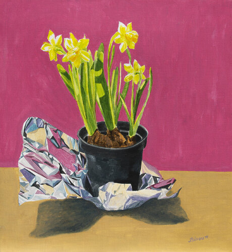 Jonquilles by Morgan Bisoux, Painting for Sale on Select
