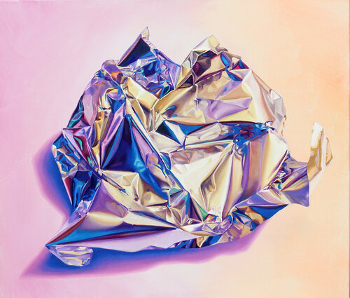 Aluminium III Foil Color by Morgan Bisoux, Painting for Sale on Select