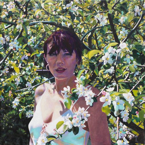 Le Pommier by Morgan Bisoux, Painting for Sale on Select
