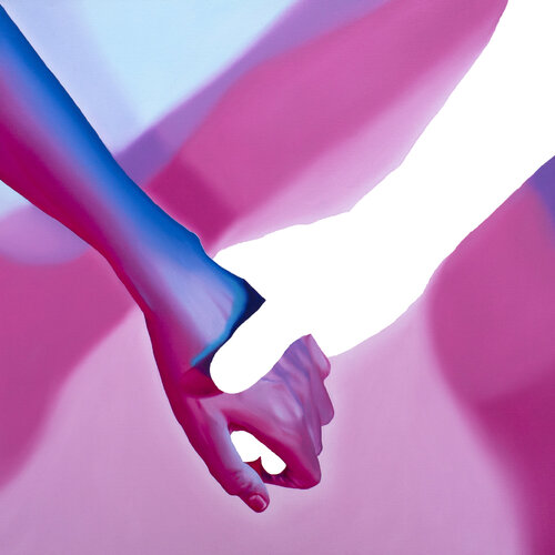 Hold you by Morgan Bisoux, Painting for Sale on Select