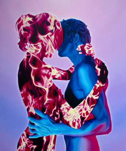 Eros & Thantos by Morgan Bisoux, Painting for Sale on Select