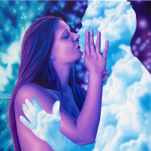 Cosmic inspiration by Morgan Bisoux, Painting for Sale on Select