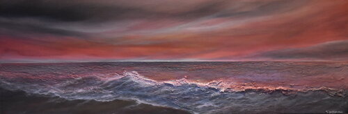Shades of Scarlet by Tamara Bettencourt, Painting for Sale on Select