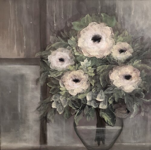 Paper Roses by Tamara Bettencourt, Painting for Sale on Select