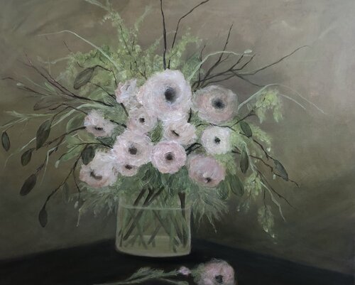 Rose Arrangement by Tamara Bettencourt, Painting for Sale on Select