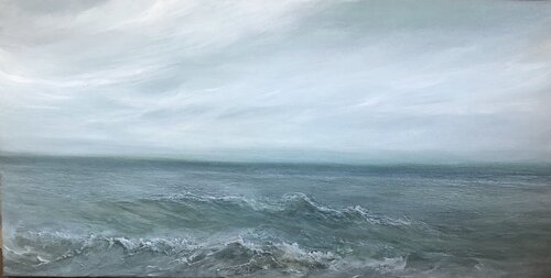 Finding Peace at sea by Tamara Bettencourt, Painting for Sale on Select