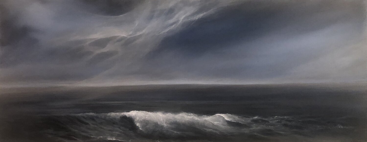 Winter Seascapes 2 Tamara Bettencourt Original painting for sale