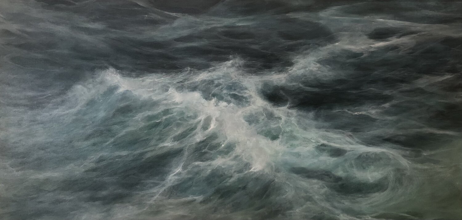 Dancing Waves Tamara Bettencourt Original painting for sale