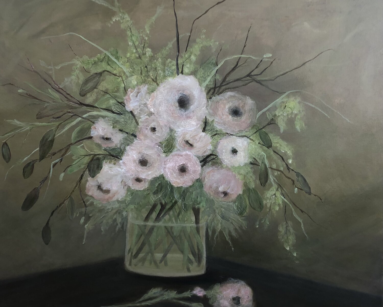 Rose Arrangement Tamara Bettencourt Original painting for sale