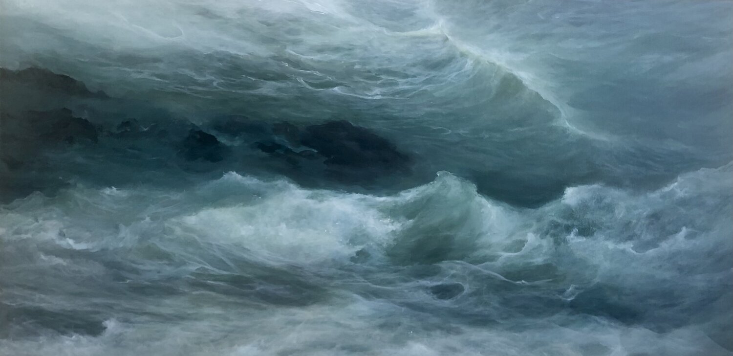 Untamed power of the Sea Tamara Bettencourt Original painting for sale