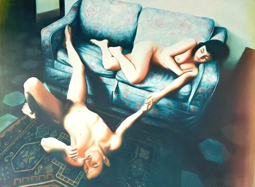 Momento 3 by Giovanni Sanesi, Painting for Sale on Select