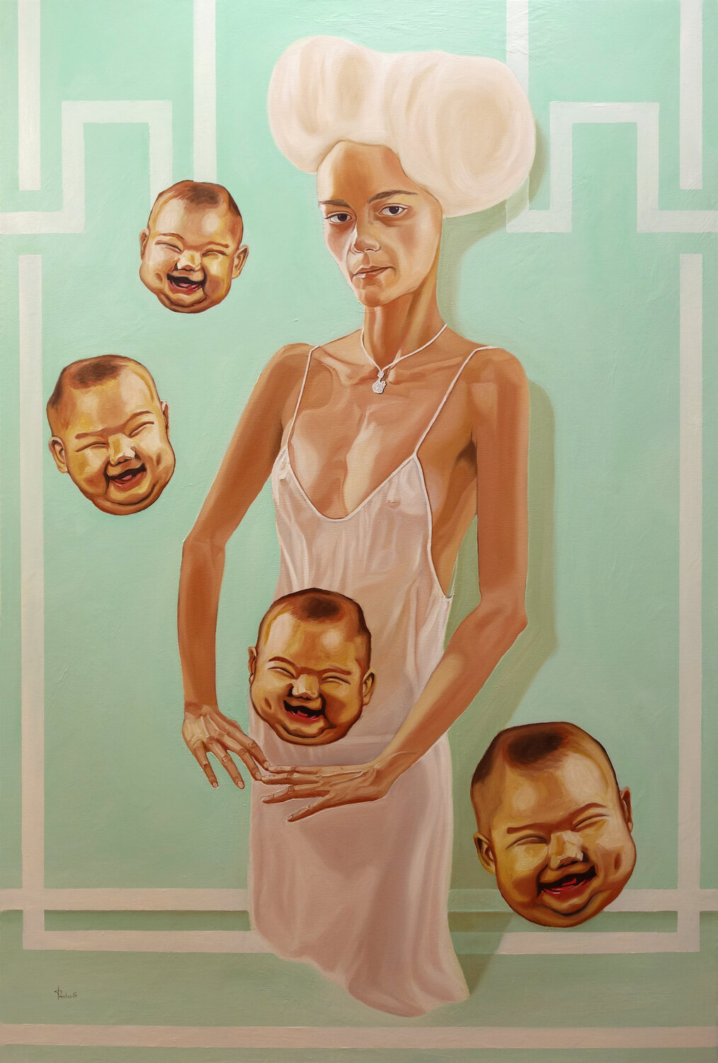 Balance Thomas Pramhas Original painting for sale