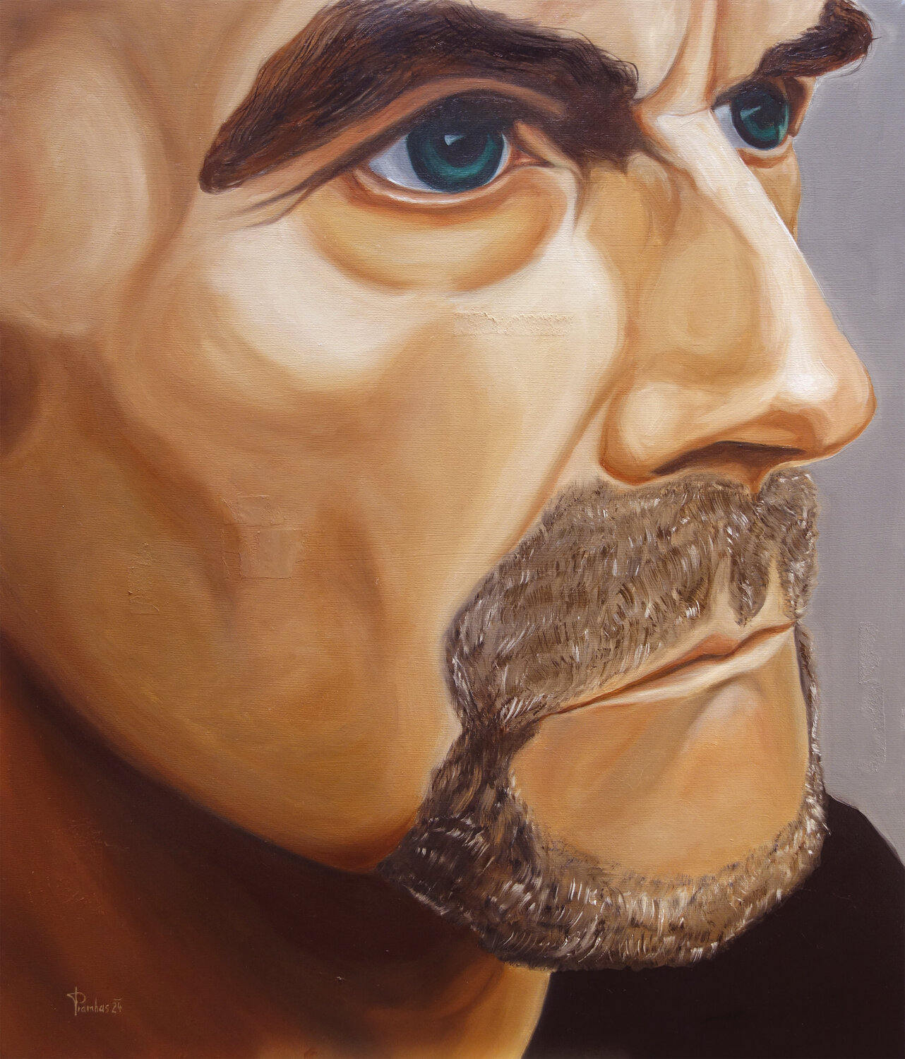 Selfie 200 Thomas Pramhas Original painting for sale