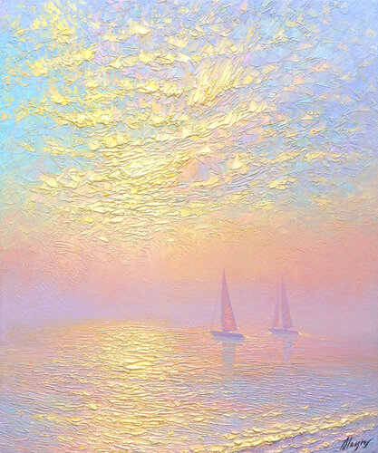 Ocean of tenderness by Dmitry Oleyn, Painting for Sale on Select