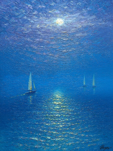 Chasing a Dream by Dmitry Oleyn, Painting for Sale on Select