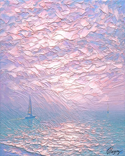Course for the Dream by Dmitry Oleyn, Painting for Sale on Select