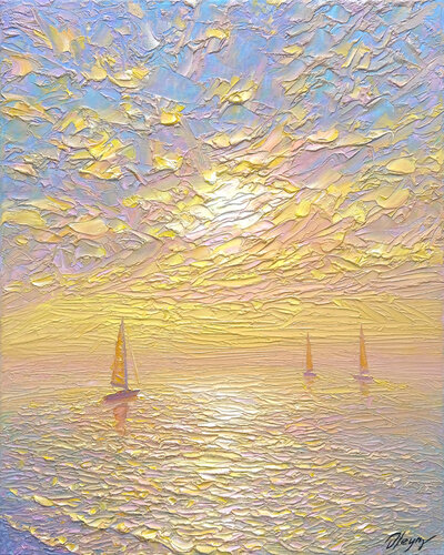 Ocean of Dreams by Dmitry Oleyn, Painting for Sale on Select