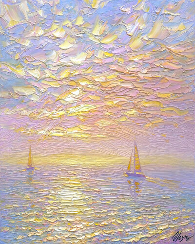 Breath of light by Dmitry Oleyn, Painting for Sale on Select