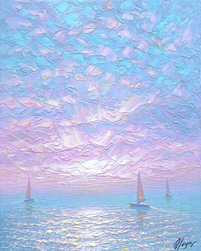 Aethereal Coast by Dmitry Oleyn, Painting for Sale on Select