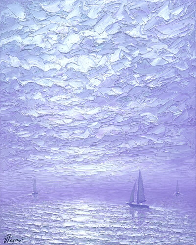 Texture of Silence by Dmitry Oleyn, Painting for Sale on Select