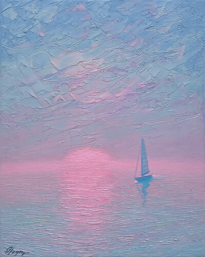 Birth of Light by Dmitry Oleyn, Painting for Sale on Select