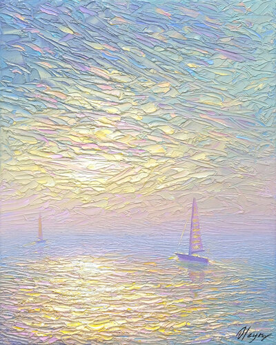 Tryst of Winds by Dmitry Oleyn, Painting for Sale on Select