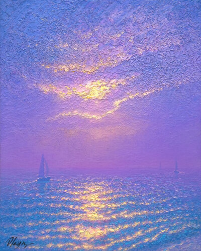 Seascape by Dmitry Oleyn, Painting for Sale on Select