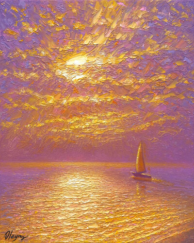 Path to the Sun by Dmitry Oleyn, Painting for Sale on Select