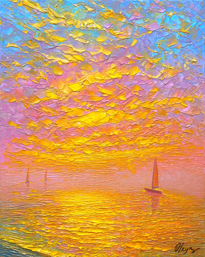 Where Dreamers Go by Dmitry Oleyn, Painting for Sale on Select