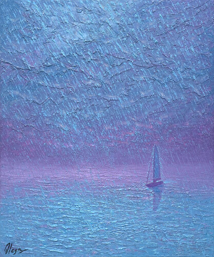 Dissolving in Silence by Dmitry Oleyn, Painting for Sale on Select