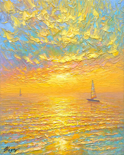 A Heart Aflame by Dmitry Oleyn, Painting for Sale on Select